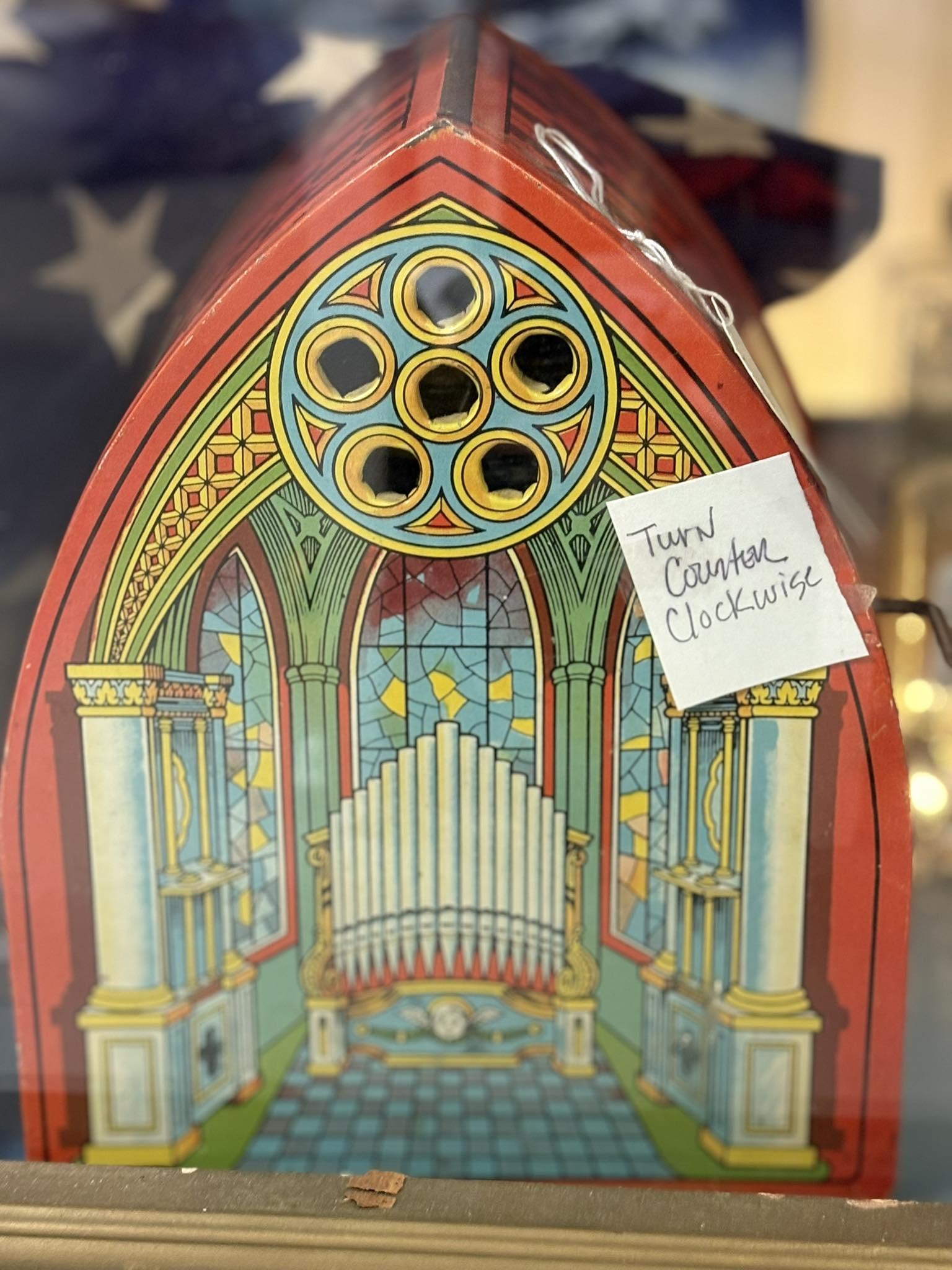 Lark - A small child once discovered this bright red cathedral box on a ...