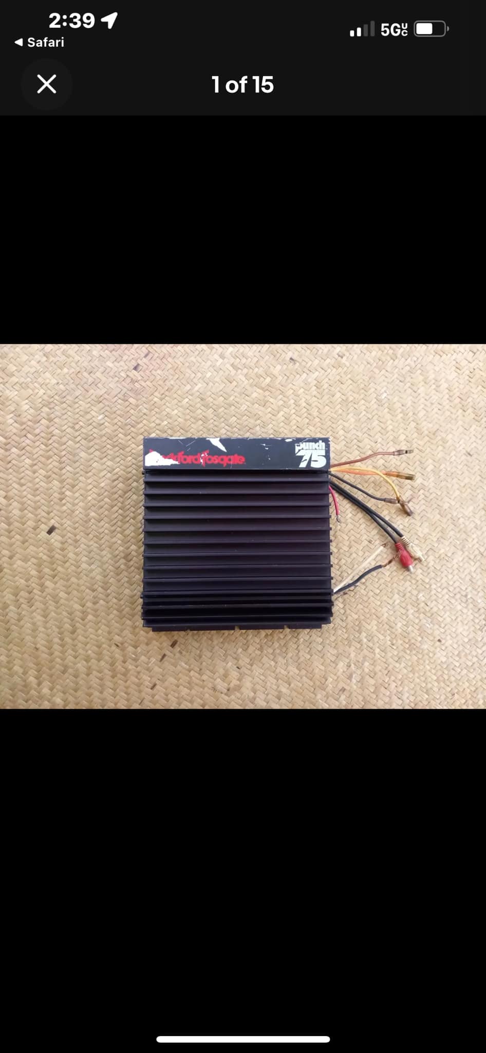 Rockford Fosgate Punch 360.6 amplifier for sale