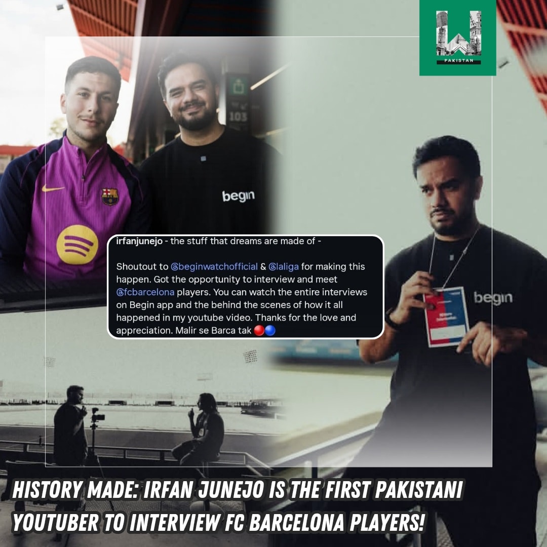 Whats - Irfan Junejo has made history as the first YouTuber from ...