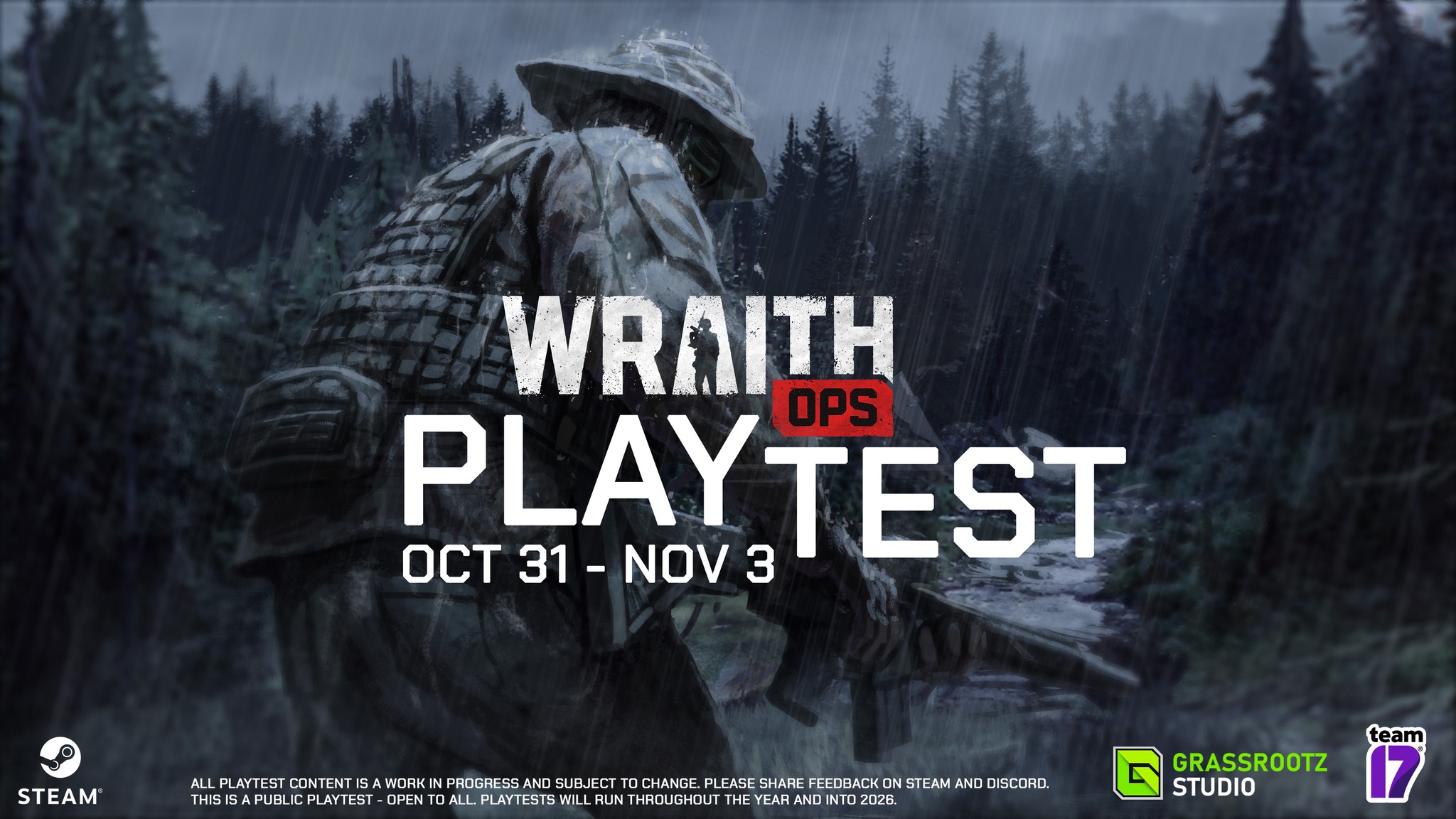 Team17 - Wraith Ops Public Playtest is LIVE on Steam! 🥇... | Facebook