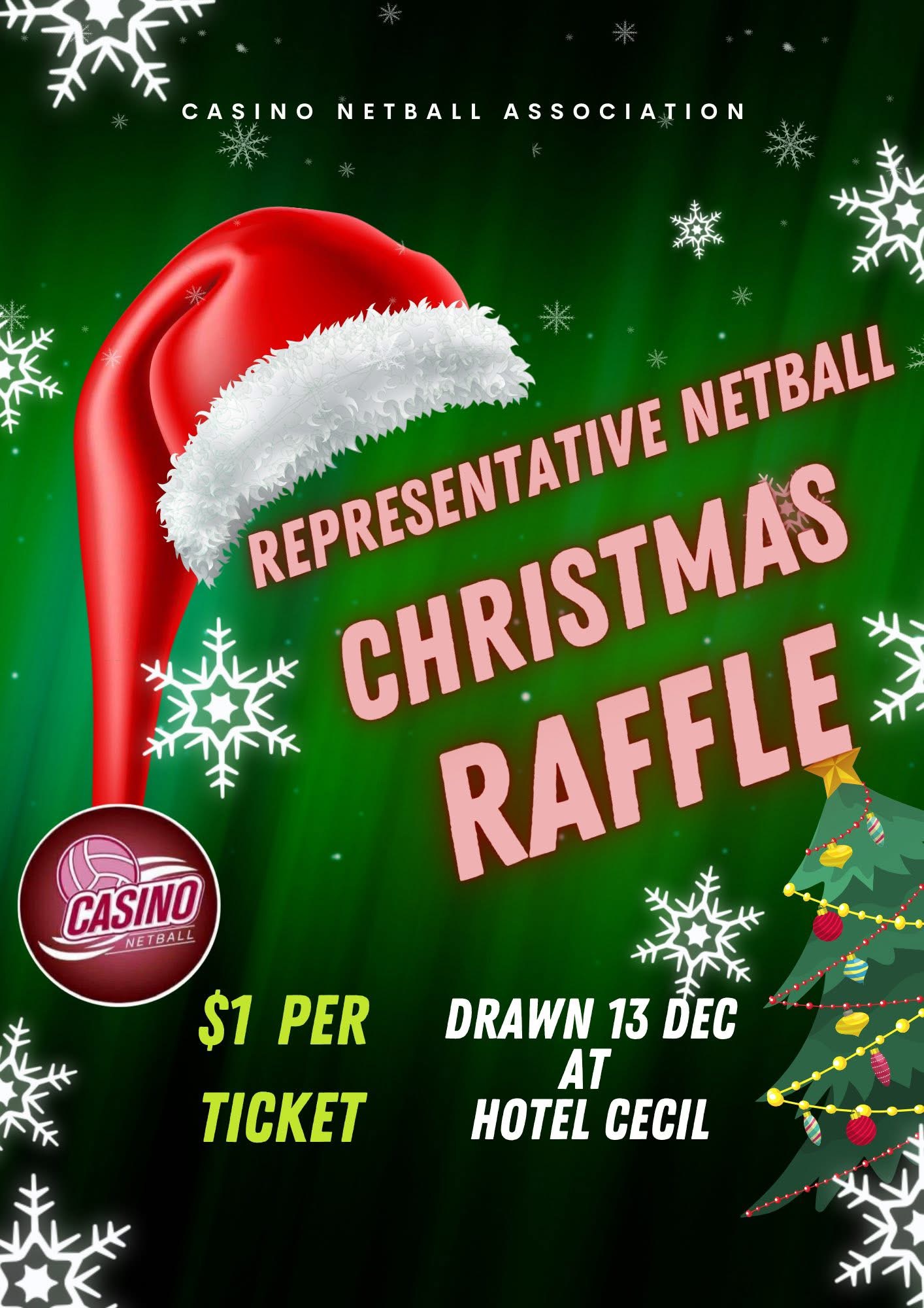 Hotel - 🏐 **NETBALL MONSTER CHRISTMAS RAFFLE!** 🎄 We’re proud to host ...