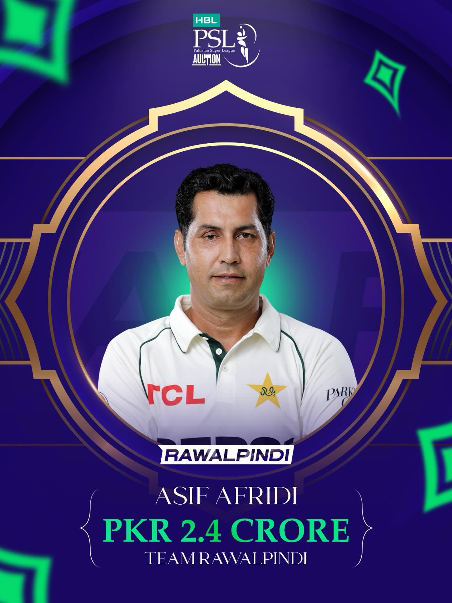 Pakistan - Left-arm spinner Asif Afridi finally heads to Team ...