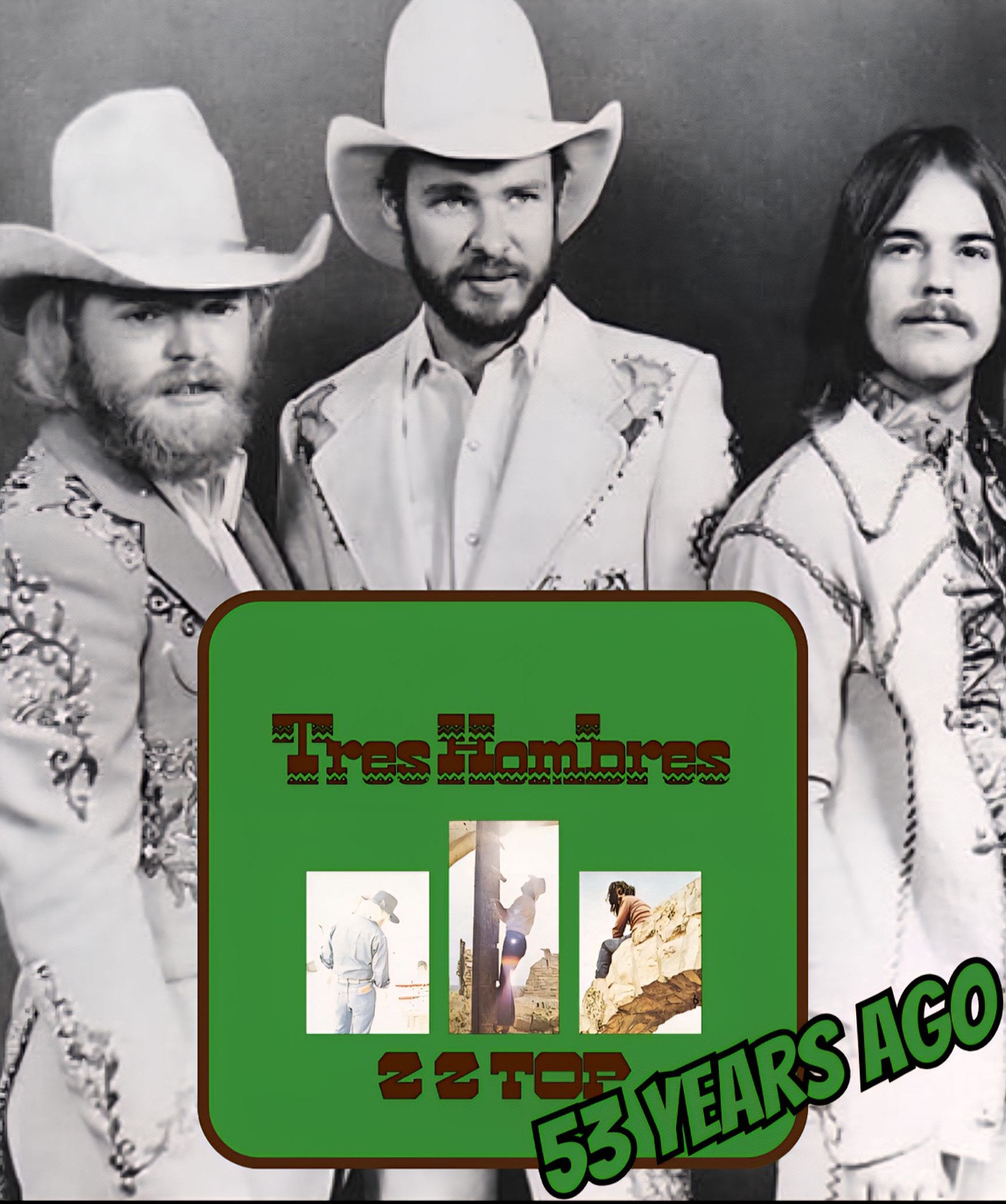 ZZ Top 🔥 Tres Hombres — 3rd Studio Album 💿 Released on July 26