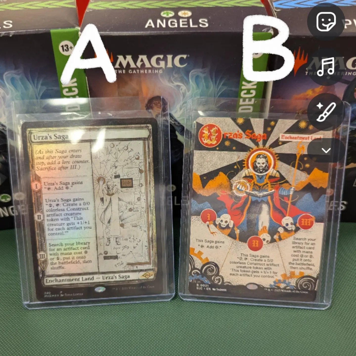 What are your thoughts on the design of Urza's Saga and Phyrexian