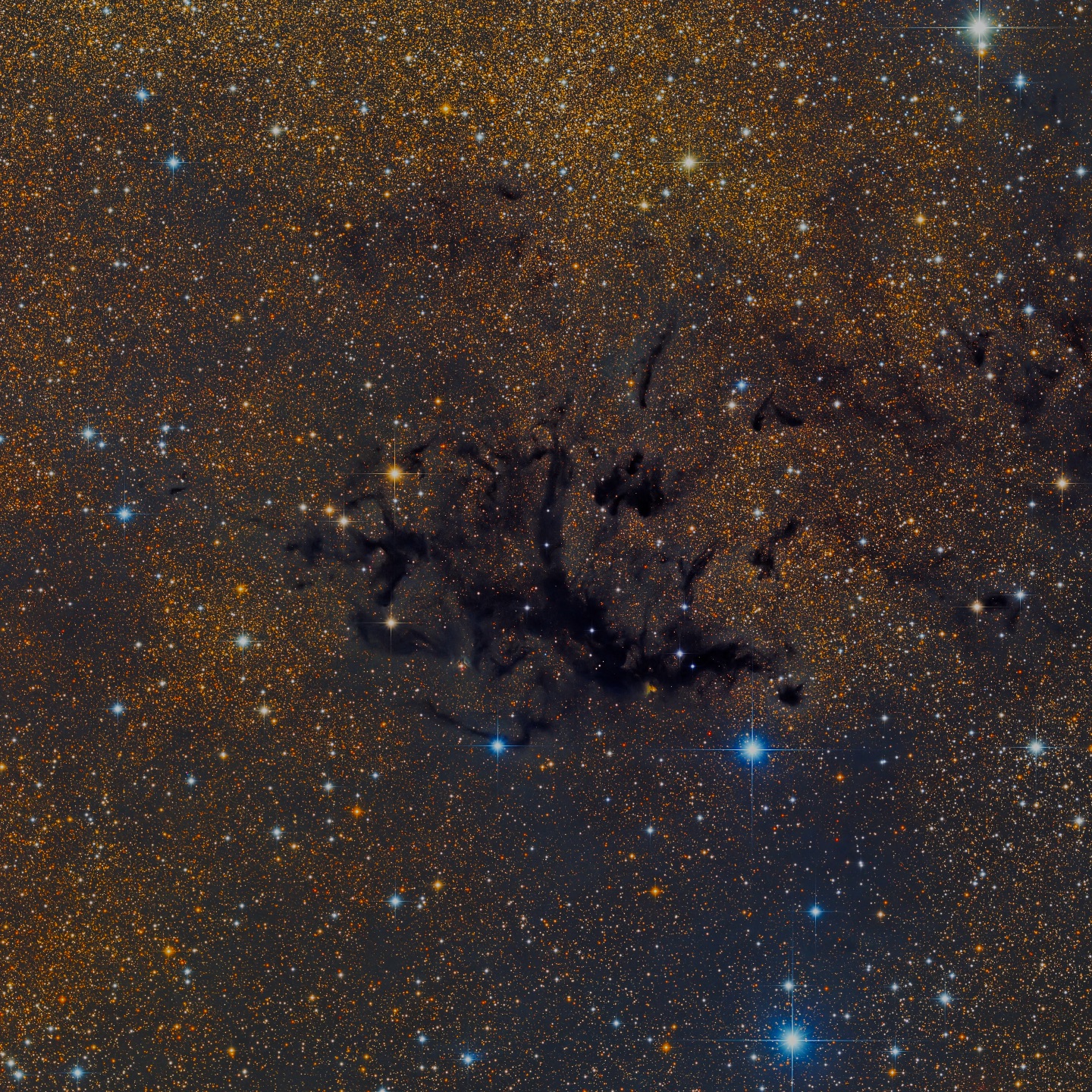 Good - Lynds’ Dark Nebula 673 (LDN 673) is a dense, fragmented dark ...