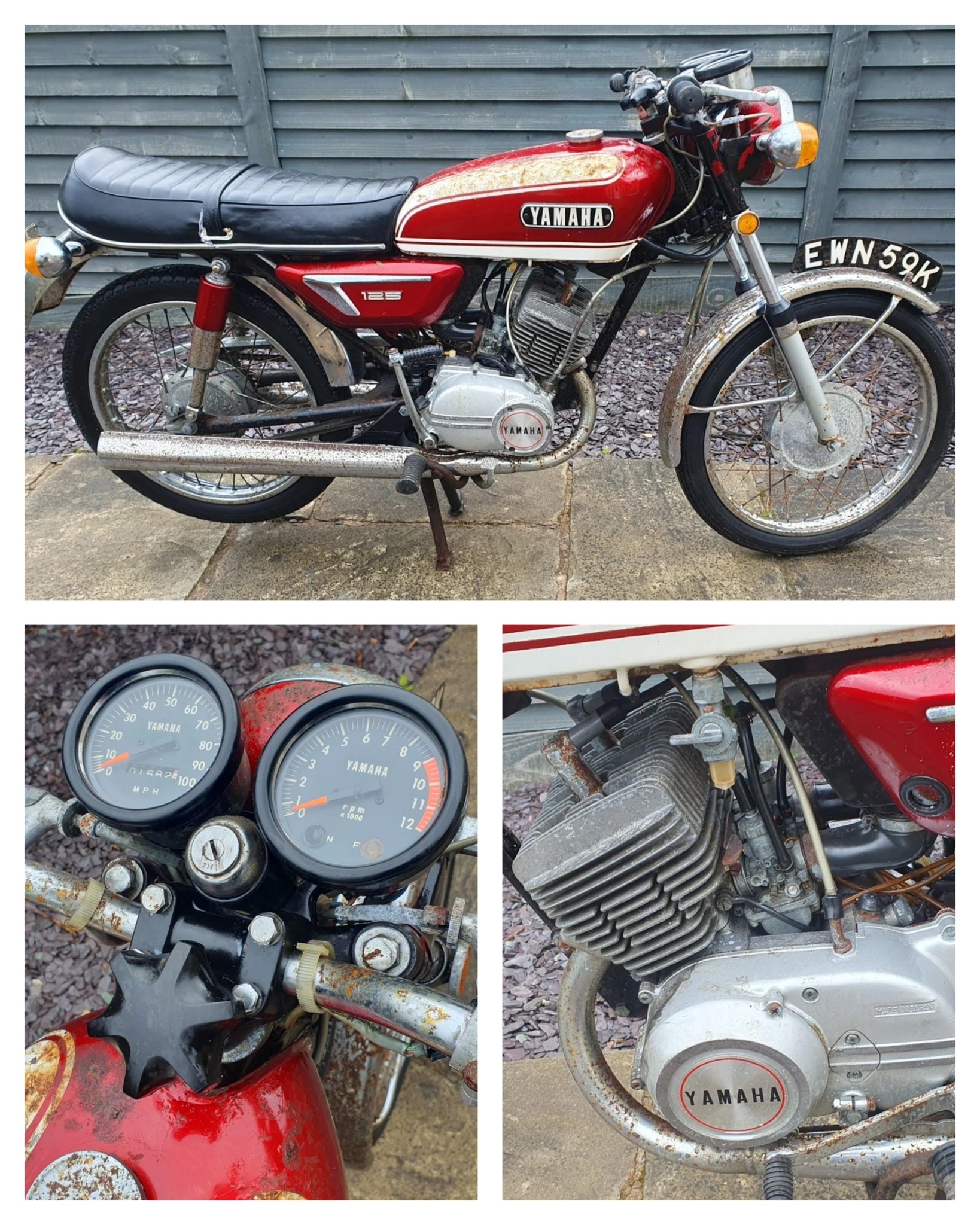 Ad: Yamaha AS3 125 - Complete with pedestrian slicer front plate