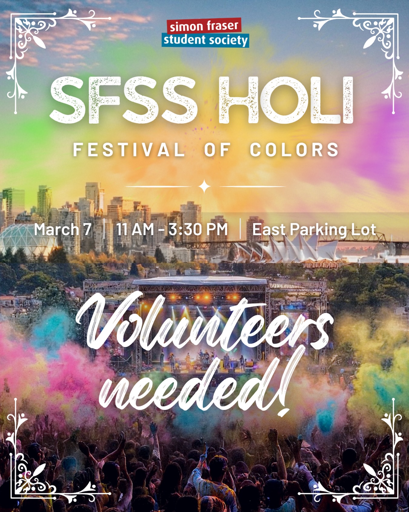 Simon - 🌈 Wanna be part of the magic behind our 2026 Holi Event? 🌈 We ...