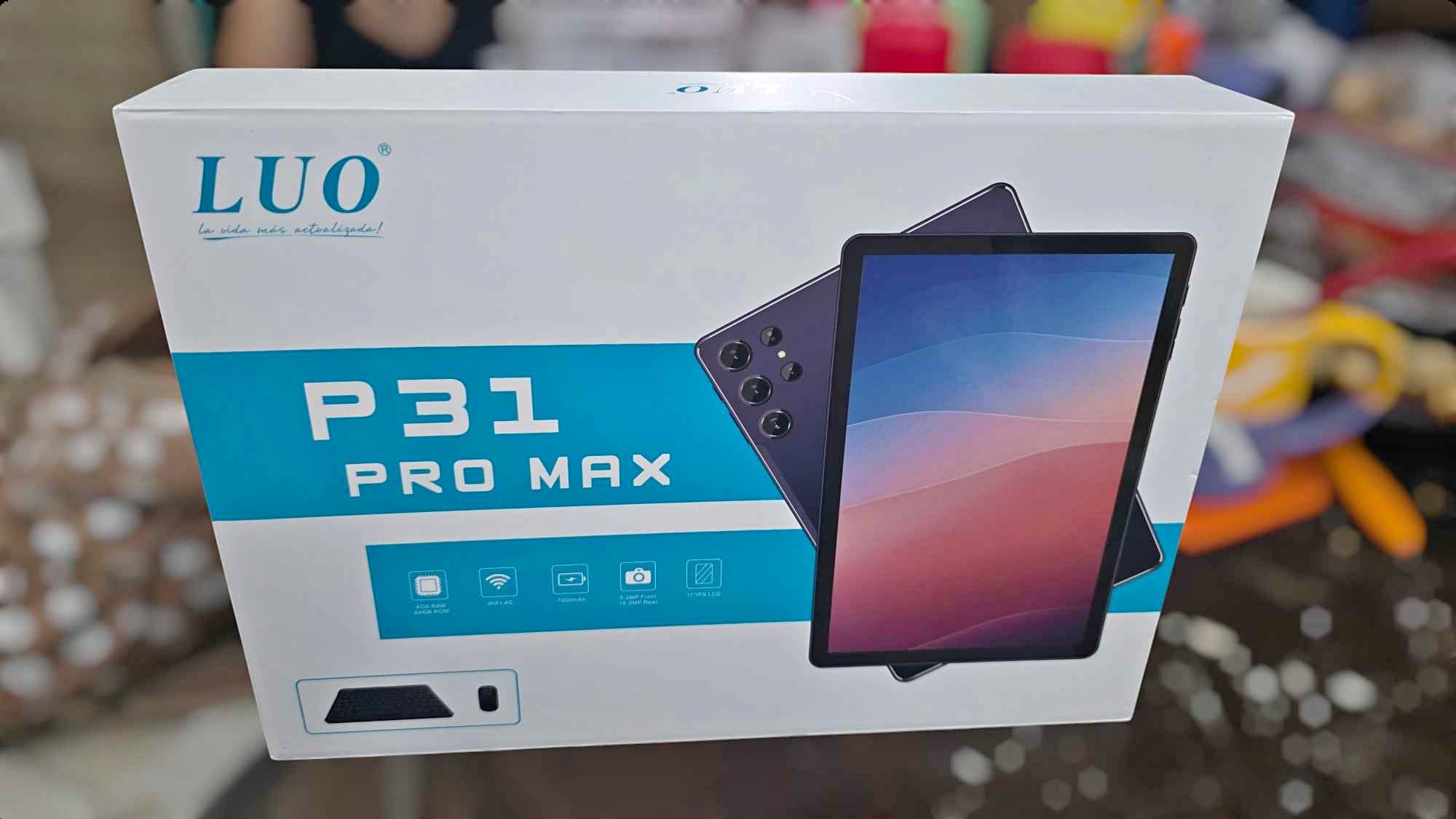 Tablet Luo P31 Pro Max de 10” Pulgadas Wi-Fi 5G a Chip / 4Ram / 64GB ...