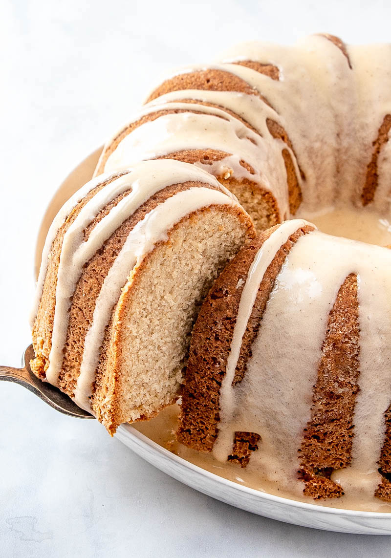 The Novice - Eggnog Pound Cake ️ It's like a traditional vanilla pound ...