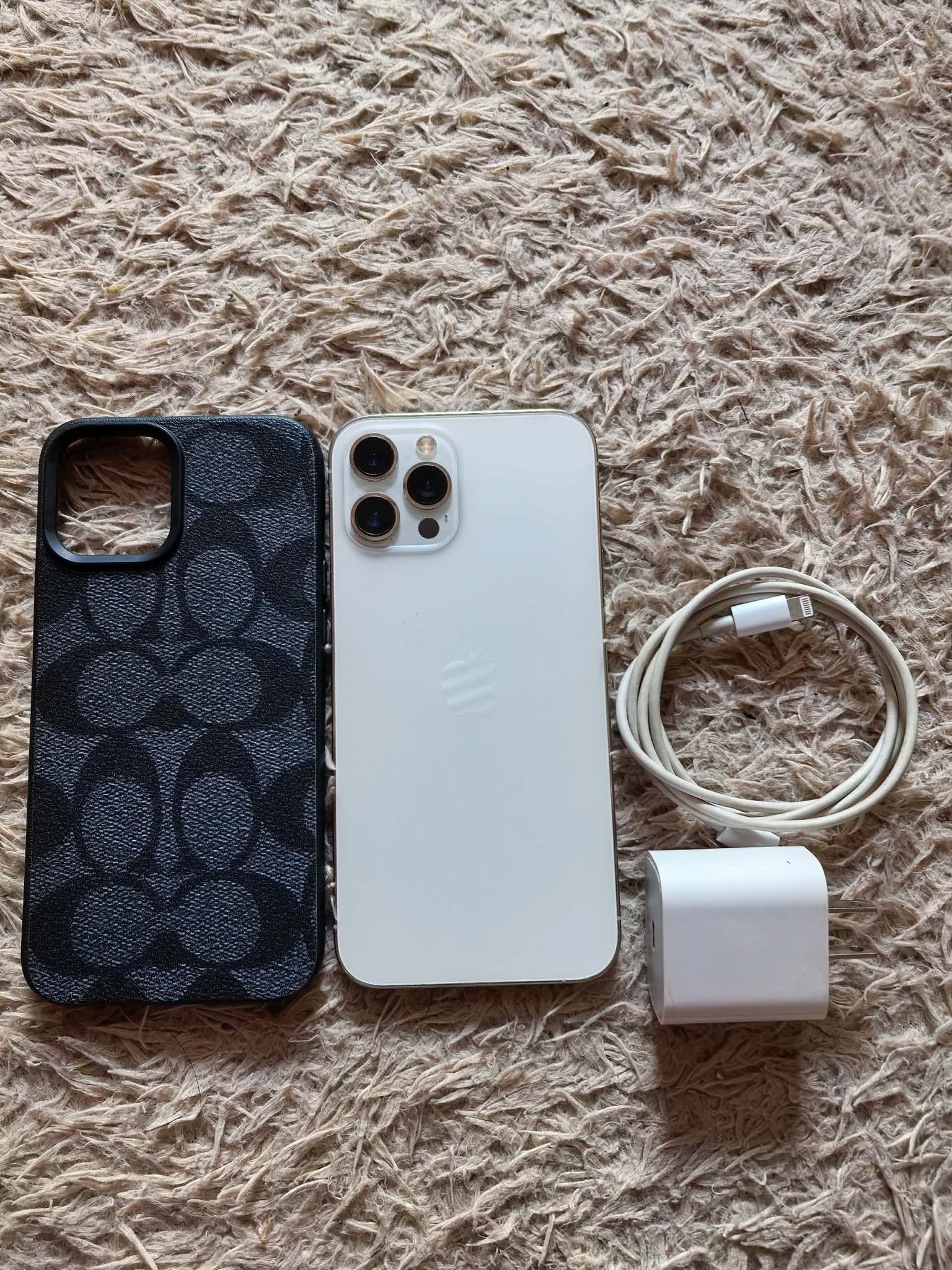 Apple iPhone 12 Pro Max 128gb White for Sale with Accessories