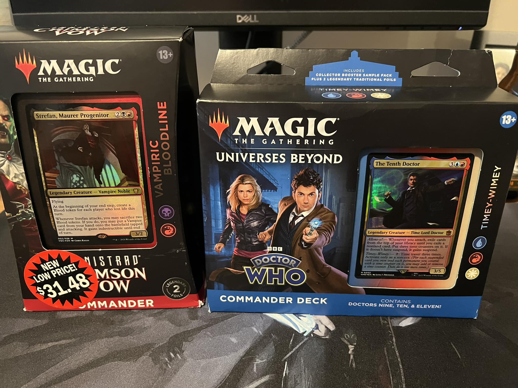 timey wimey mtg commander deck Doctor Who where youll face challenges together and create unforgettable memories Doctor Who MTG Commander Deck: