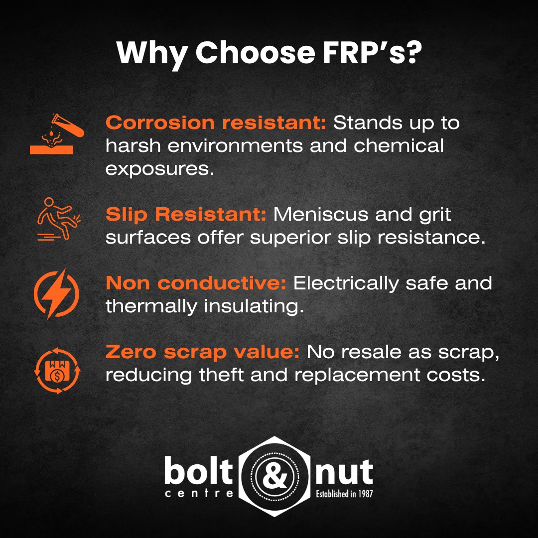 FRP (Fibreglass Reinforced Polymer) is... - Bolt & Nut Centre | Facebook