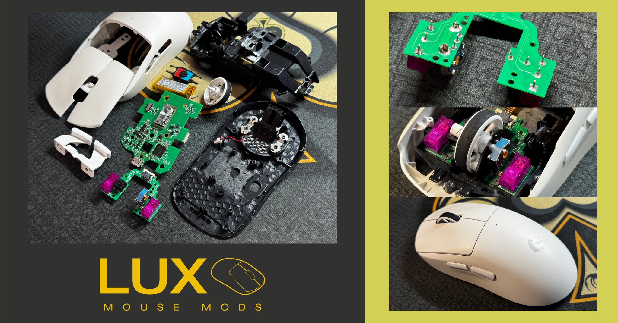Lux Mouse Mods - Upgraded to perfection. We installed... | Facebook