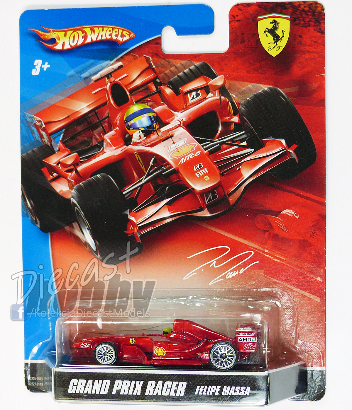 Hot Wheels 2007 Mattel Grand Prix Ferrari F2007 🏎 Felipe Massa