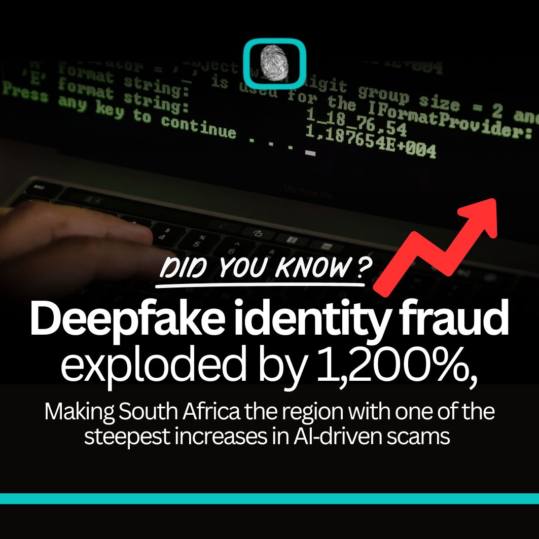 CrimCheck - 🚨 Deepfake fraud in SA is up 1,200%! South... | Facebook