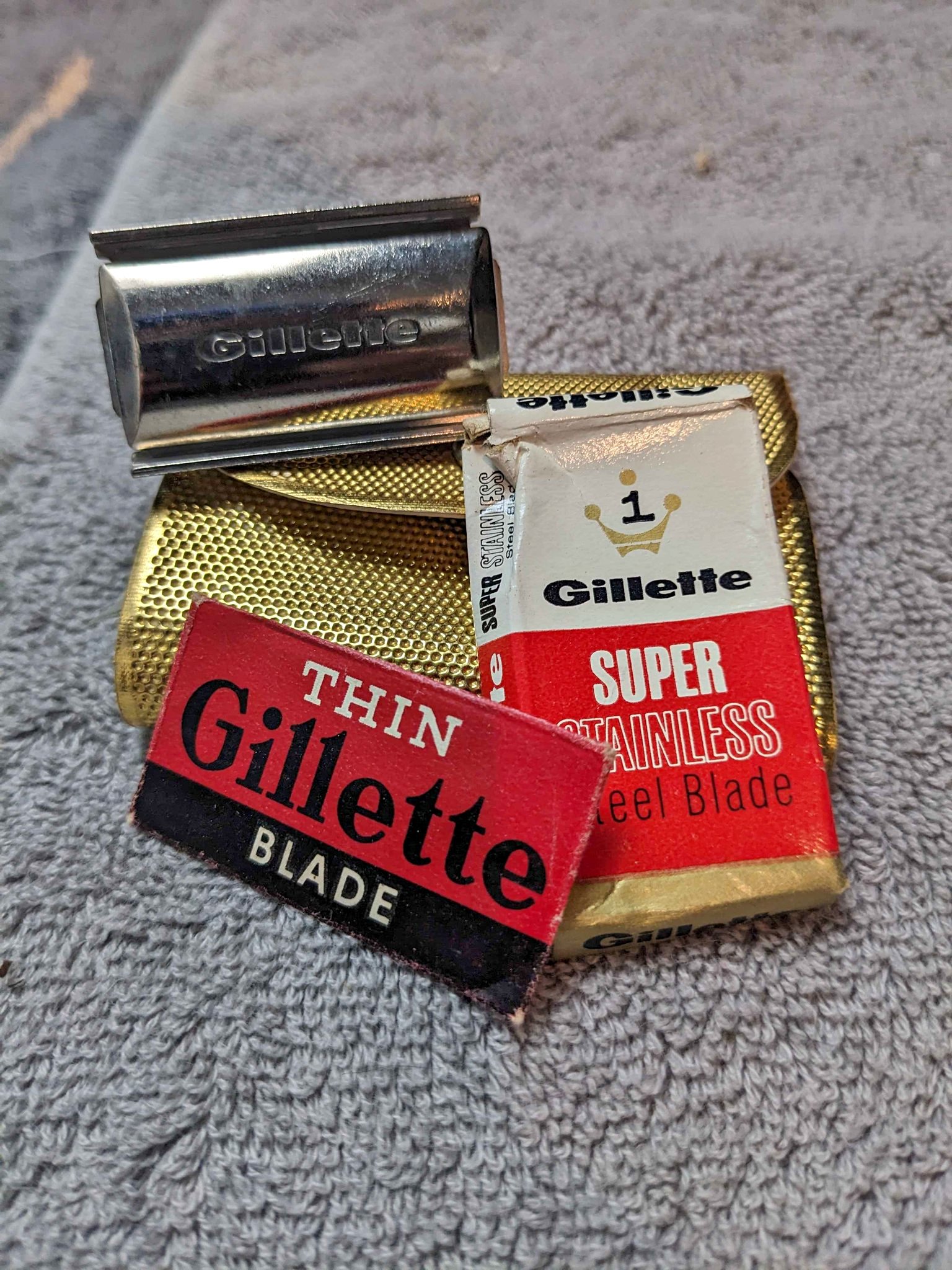 Vintage Gillette Travel Safety Razor Set - Razors - Buffalo, New York ...