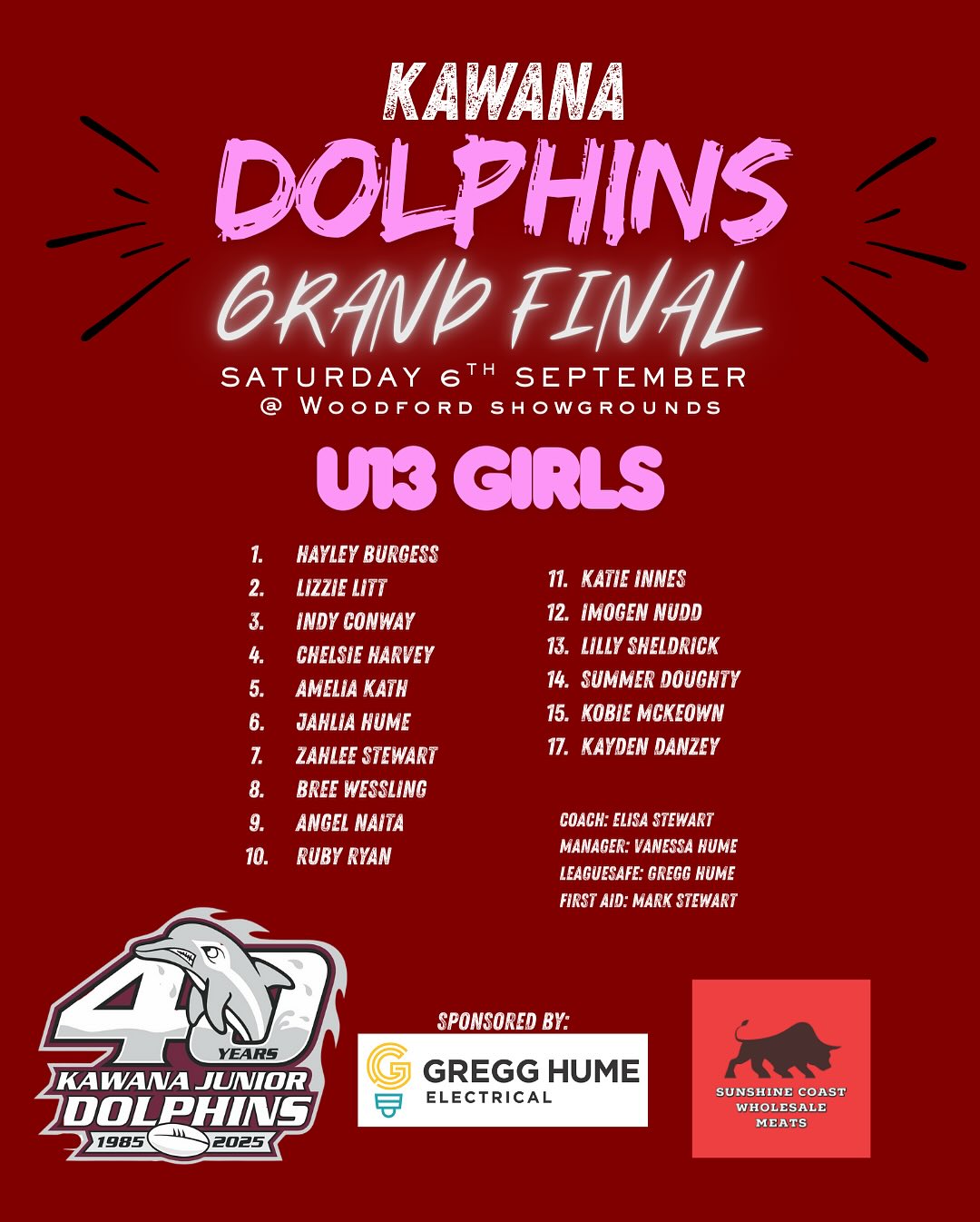 🐬 ONE MORE SLEEP TO GO🐬... - Kawana Junior Rugby League Club | Facebook