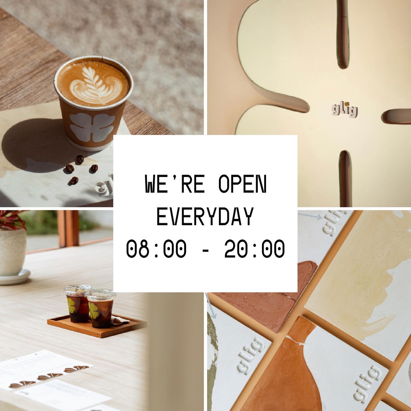 GLIG CAFE - 🍀Cafe เราเปิดให้บริการทุกวัน ตั้งแต่ 08:00 -... | Facebook