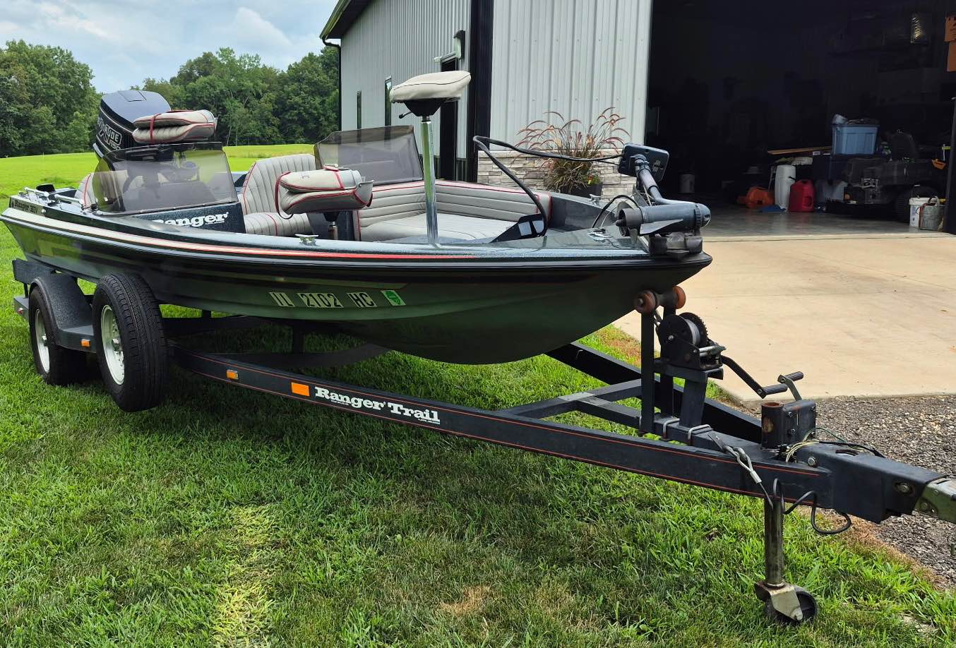 1990 Ranger 363V Bass Boat & Trailer - Trailers - Knox, Illinois ...