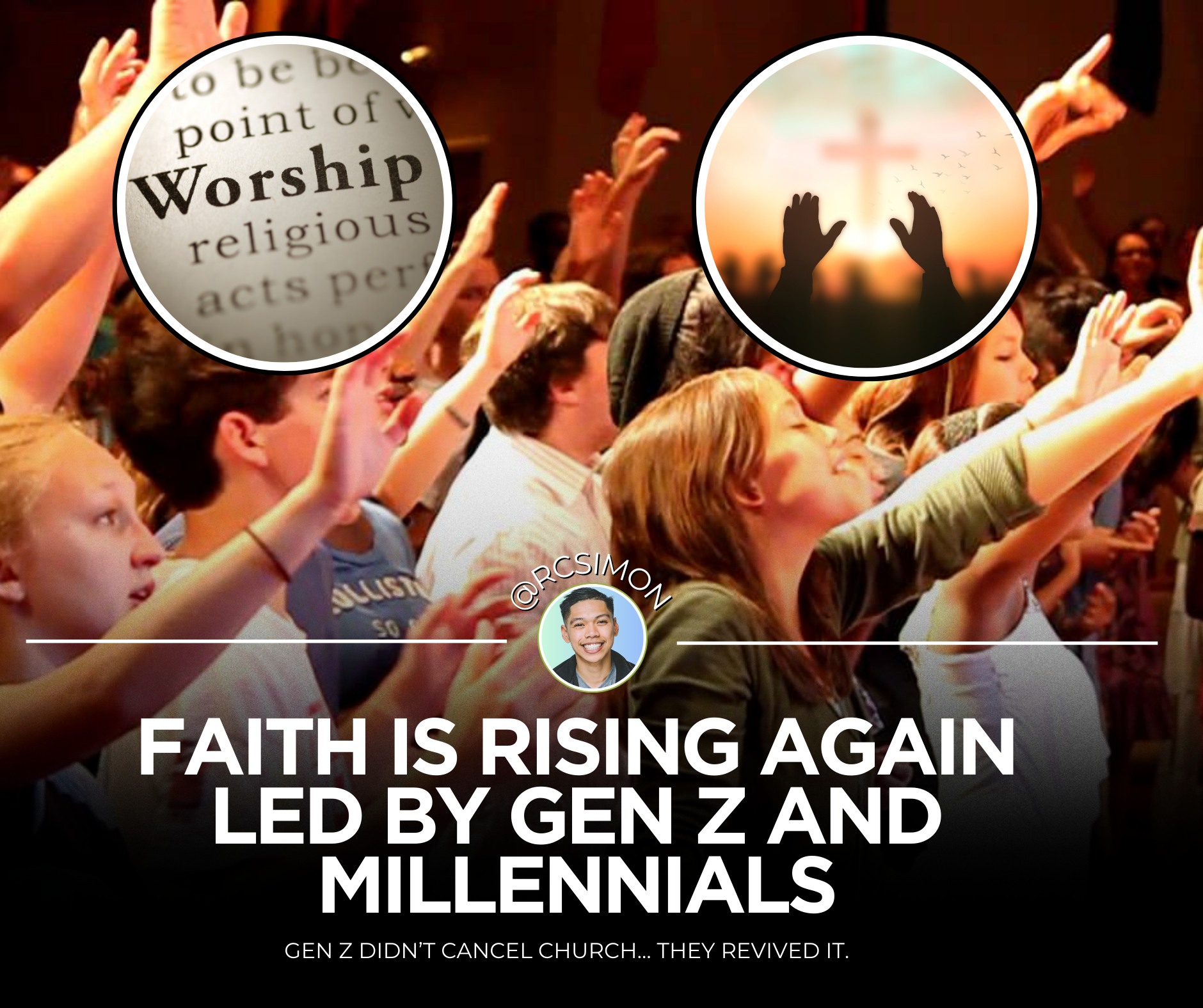 Rc Simon - Faith is rising again, led by Gen Z and... | Facebook