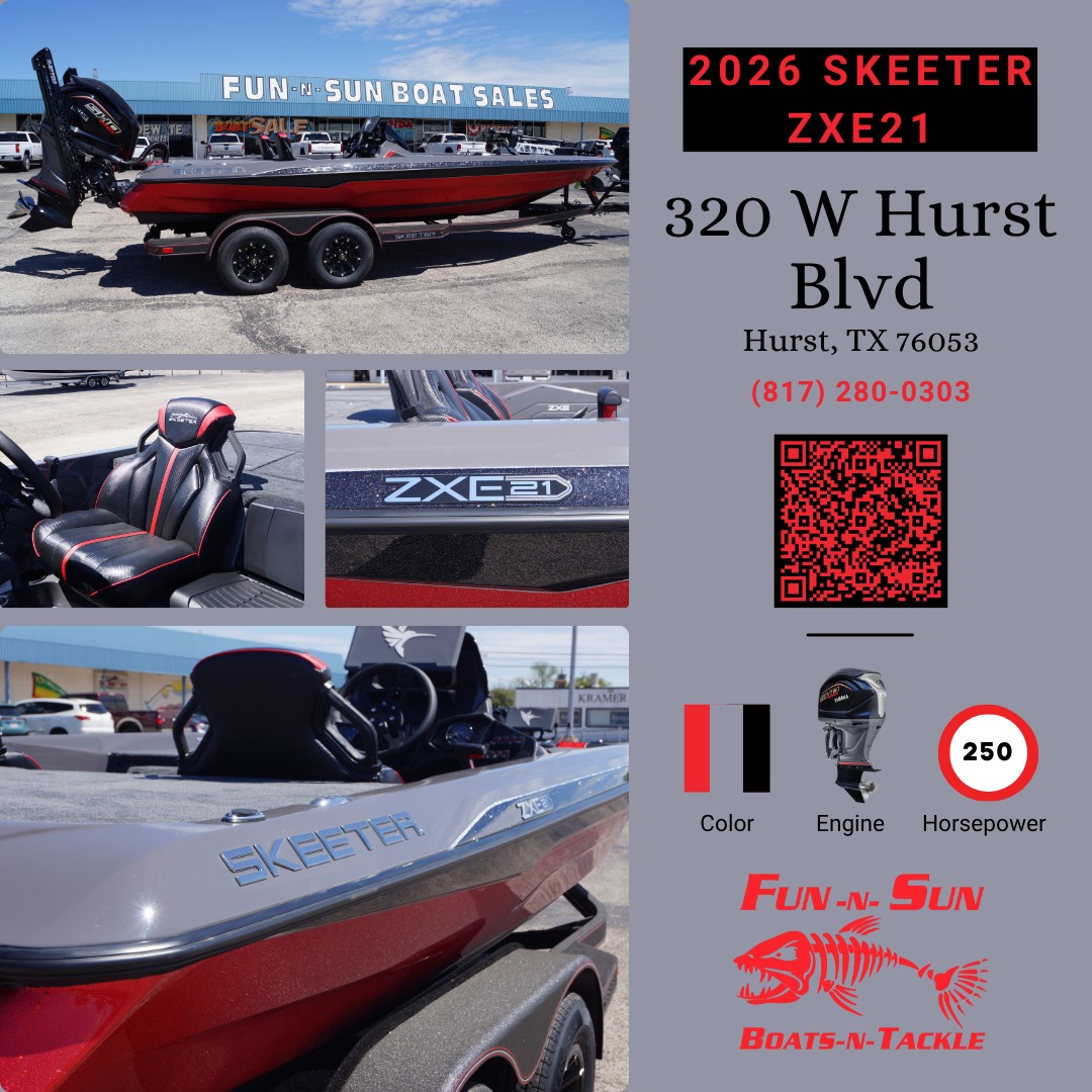 Check out this 2026 Skeeter ZXE21 sitting on our lot and ready for