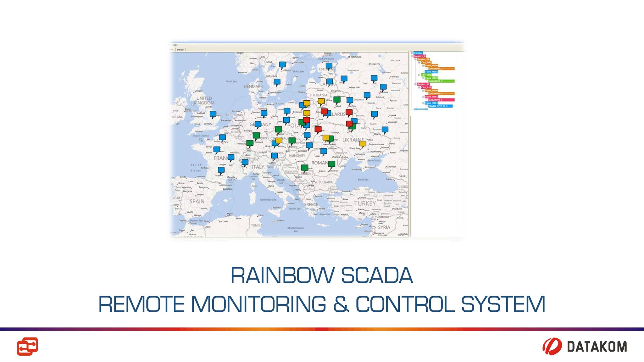 Datakom Controllers for Generators, ATS, Electric Power Monitoring, etc