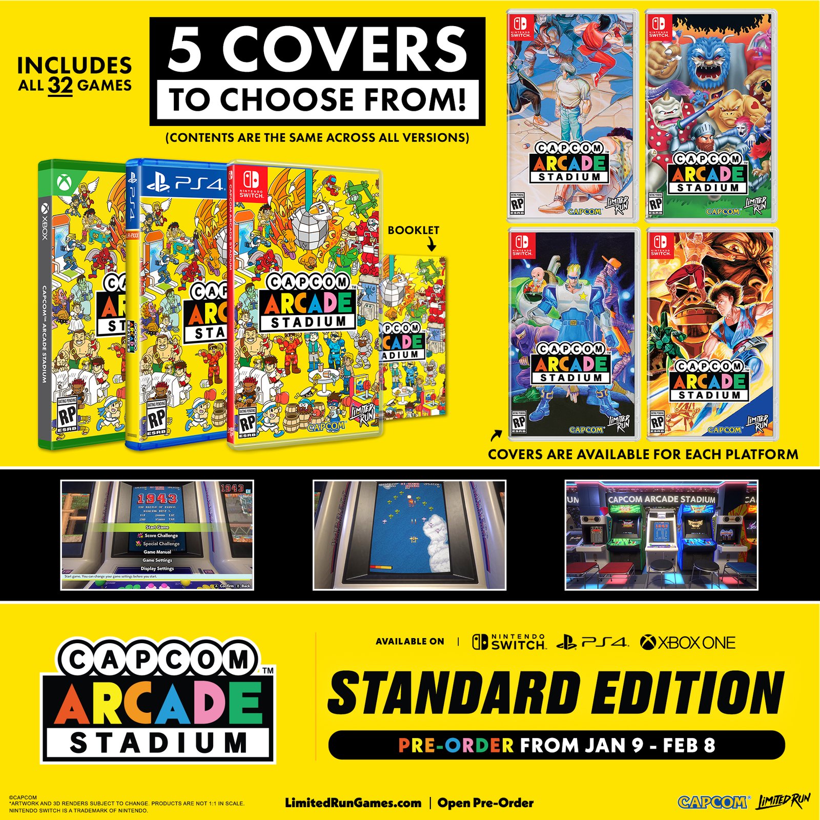 So many iconic games in one package! The physical edition of