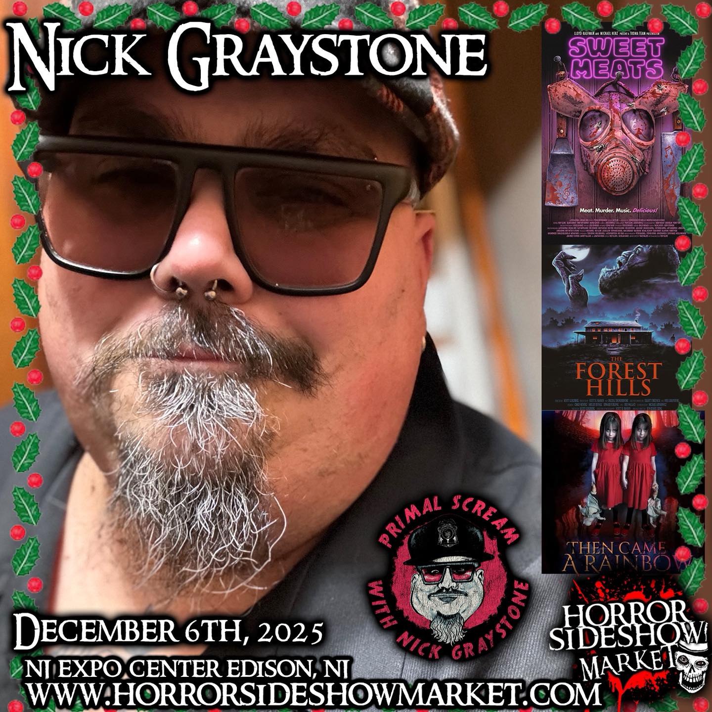 Horror - December 6th, 2025 we are having our Horror Holiday Sideshow ...