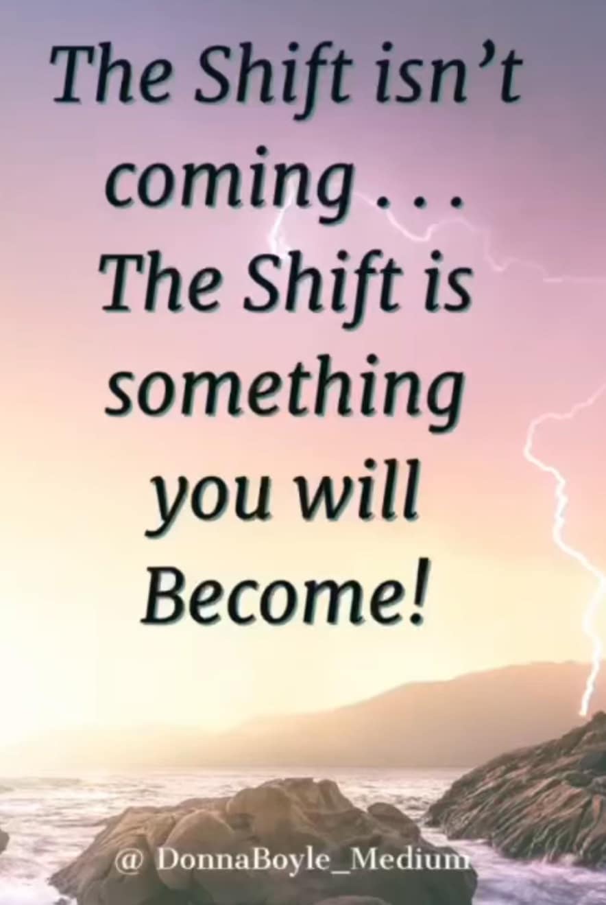 Donna - BE THE SHIFT so things around you cannot shift you. | Facebook