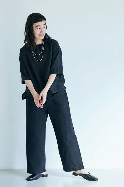 麻の着心地を活かす、ゆったりしたTシャツ 真夏にサラッと着られる麻
