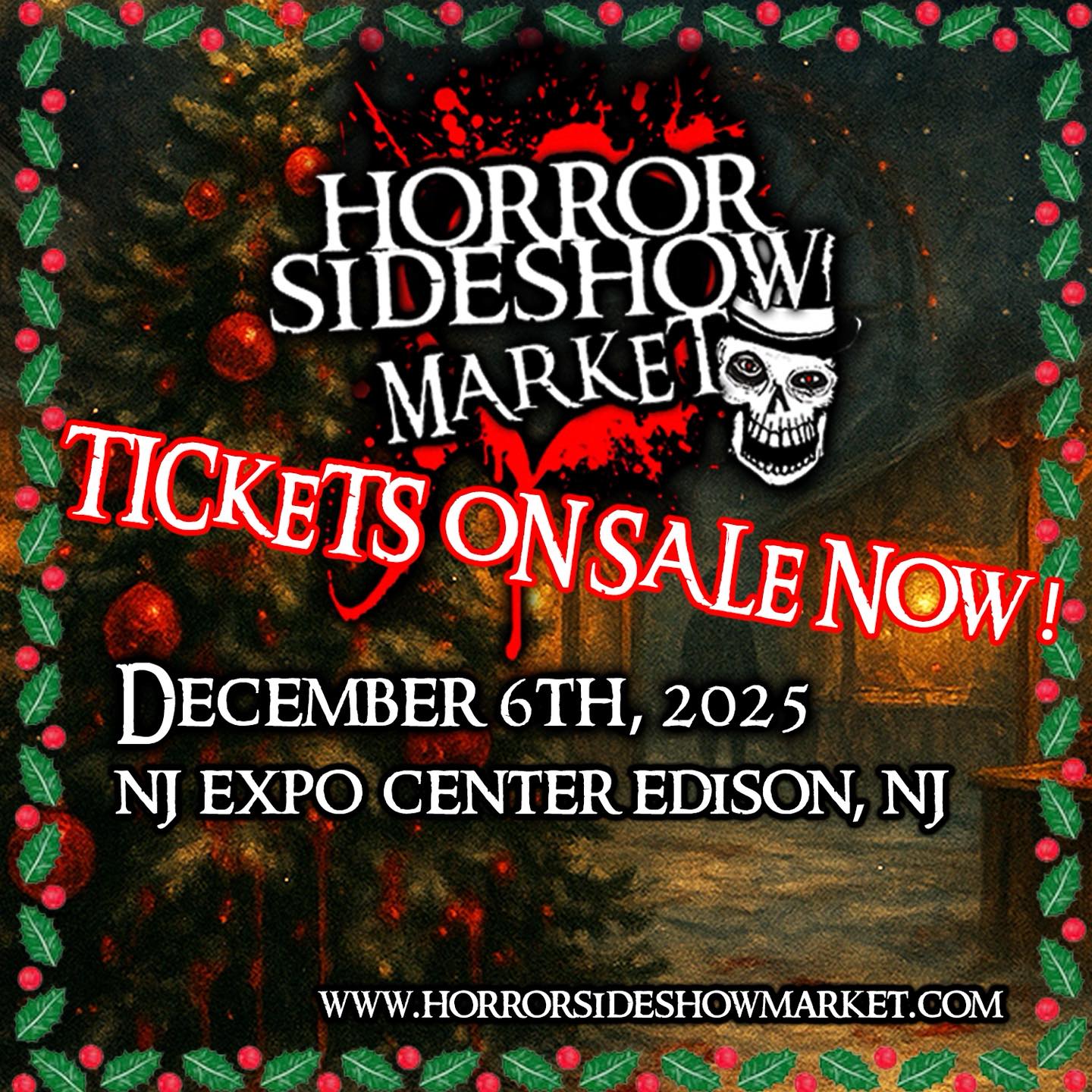 December 6th, 2025 we are having... - Horror Sideshow Market | Facebook