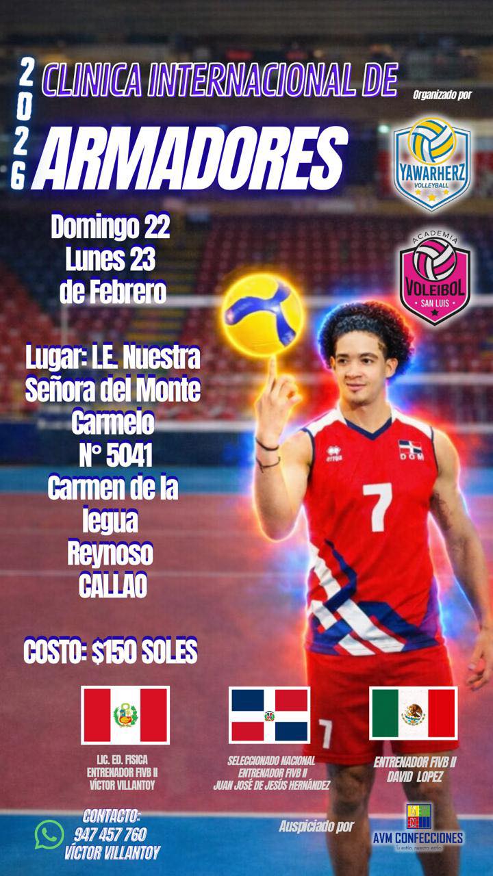 Academia - 🙋🏻‍♂️🏐Y vámonos a Perú 🇵🇪 🏐 👏🏻🎊Muchas gracias por la ...