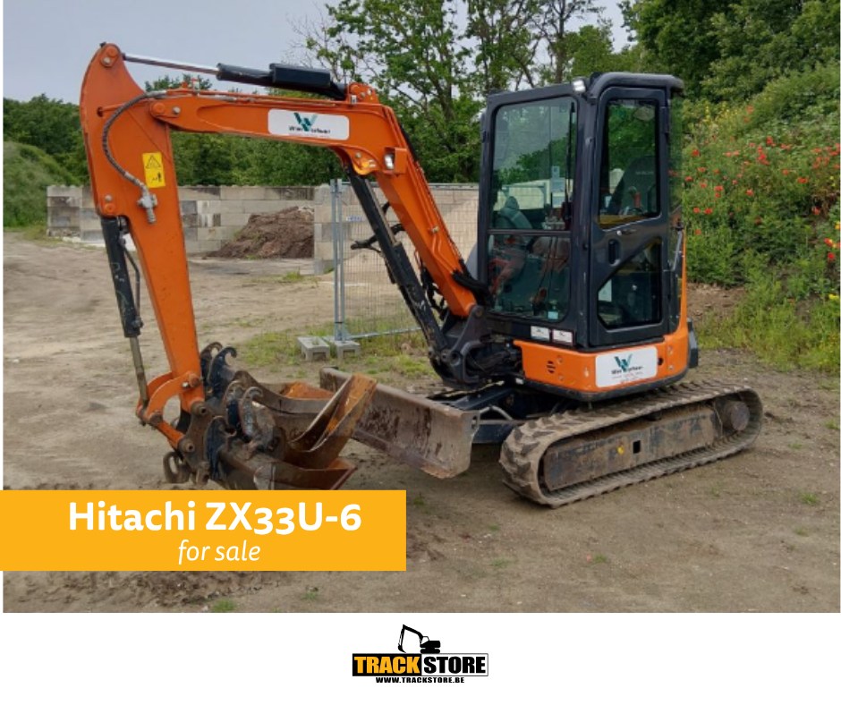Another Hitachi ready for his owner. This Hitachi ZX33U-6 mini
