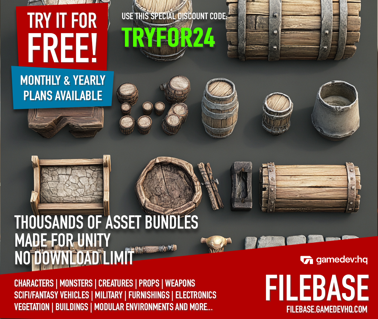 GameDevHQ - Stuck making menus instead of monsters? Filebase lets you ...