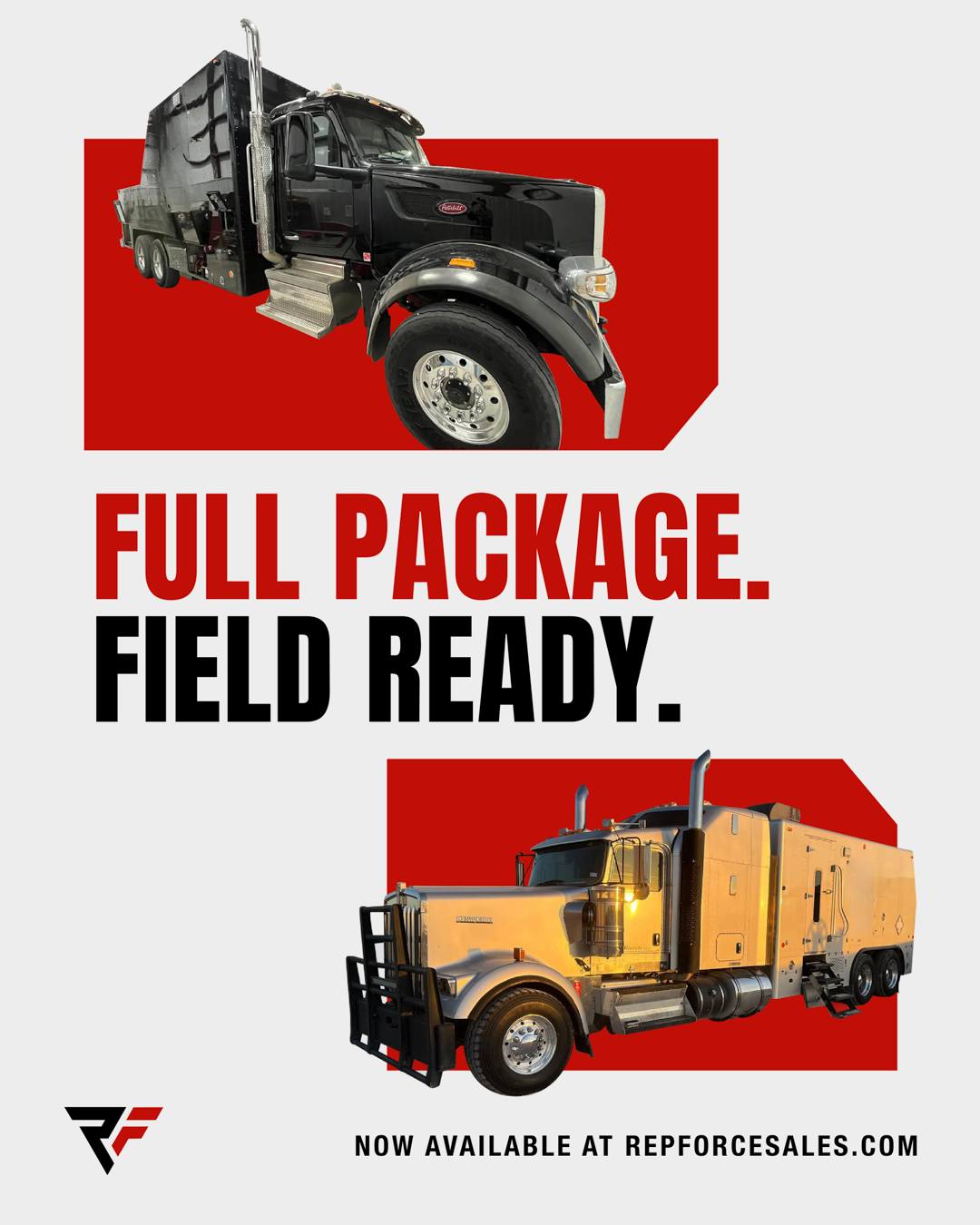 Repforce - ALL-IN-ONE WIRELINE PACKAGE. Two 2024 Peterbilts. Full ...