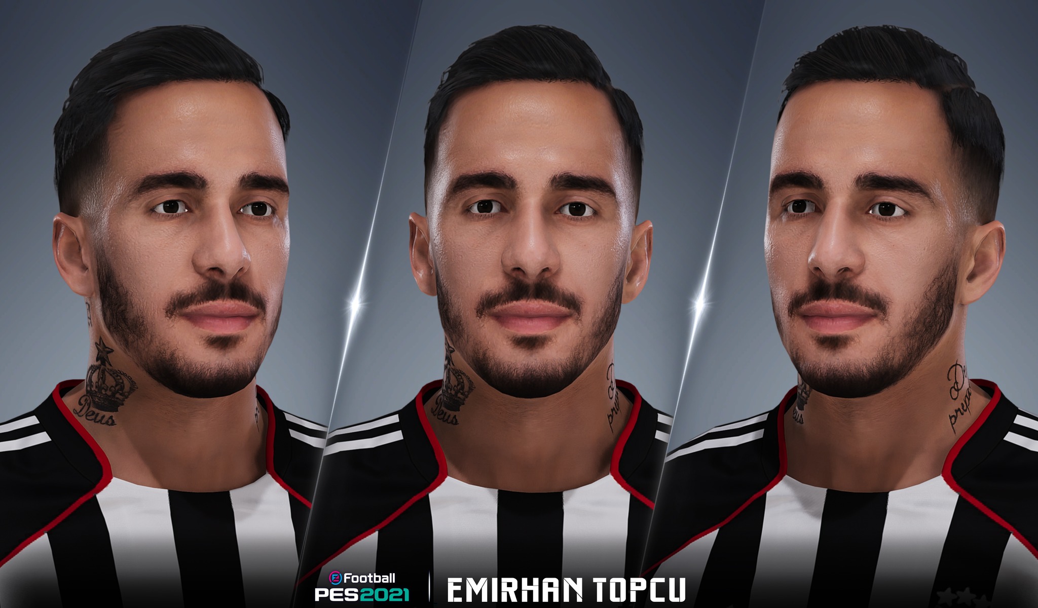 Pes-files.ru - PES 2021 Emirhan Topçu Face by Emre https://pes-files.ru ...