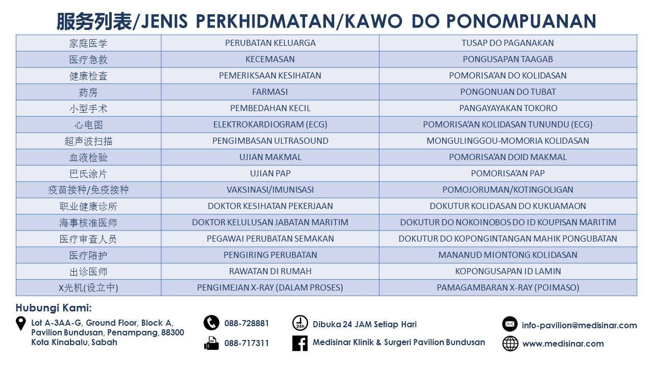 Medisinar Klinik Surgeri Pavilion Bundusan Photos Facebook