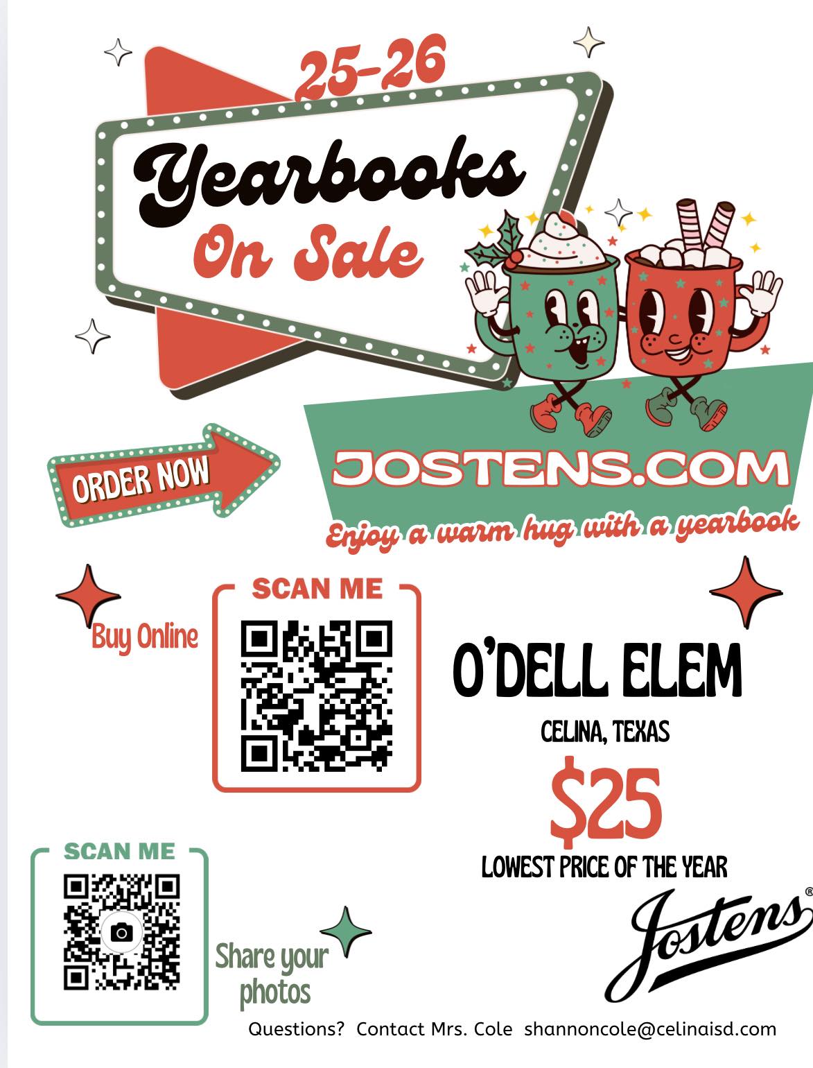O'Dell - 📚 2025–2026 O’Dell Elementary Yearbooks Are NOW On Sale! 🎉 ...
