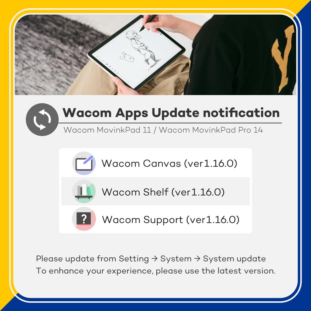 Wacom - 🚨 แจ้งผู้ใช้ Wacom MovinkPad 11 และ Wacom MovinkPad Pro 14 ทุก ...