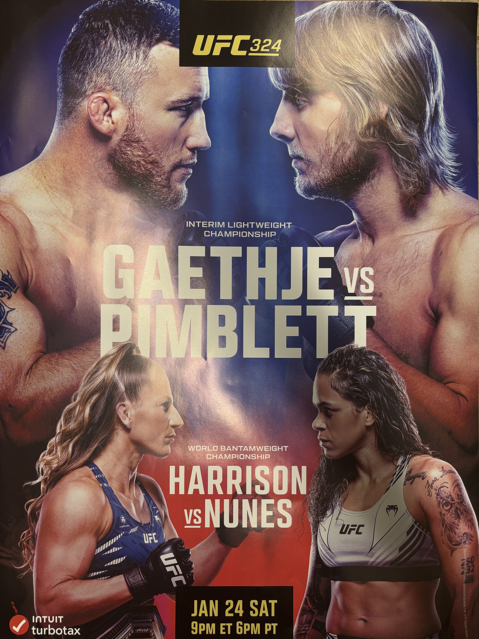 Boston - All eyes on the Octagon. UFC 324 promises high-stakes matchups ...