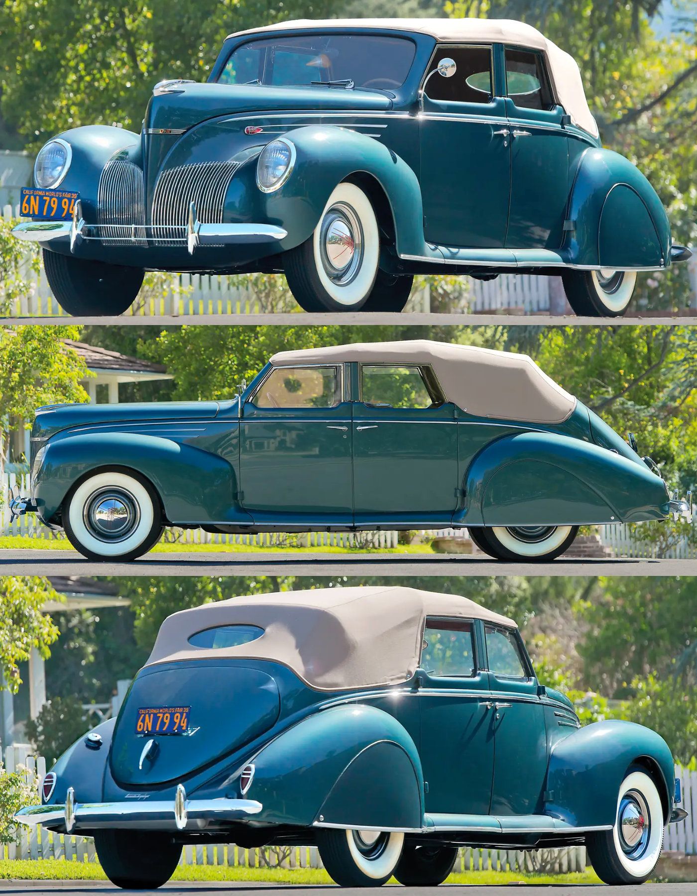 Amazing - 1939 Lincoln-Zephyr Convertible Sedan The convertible 