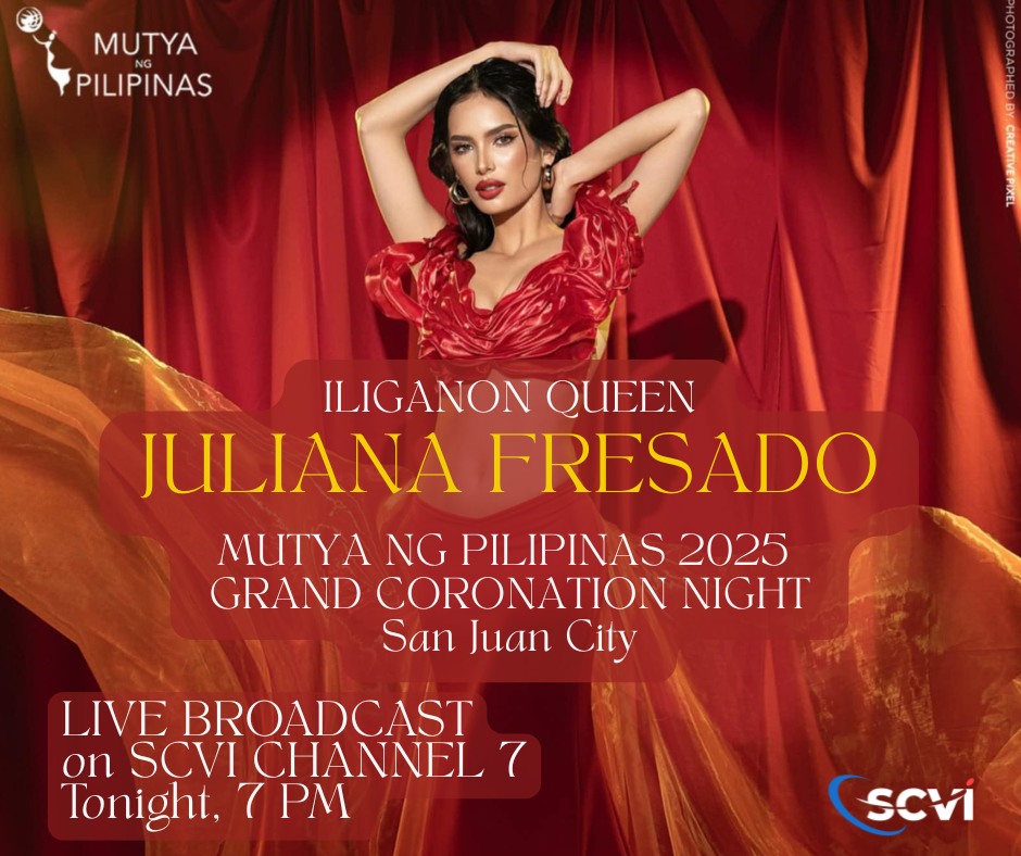 SCVI - Watch our Iliganon Queen JULIANA FRESADO at the MUTYA NG ...