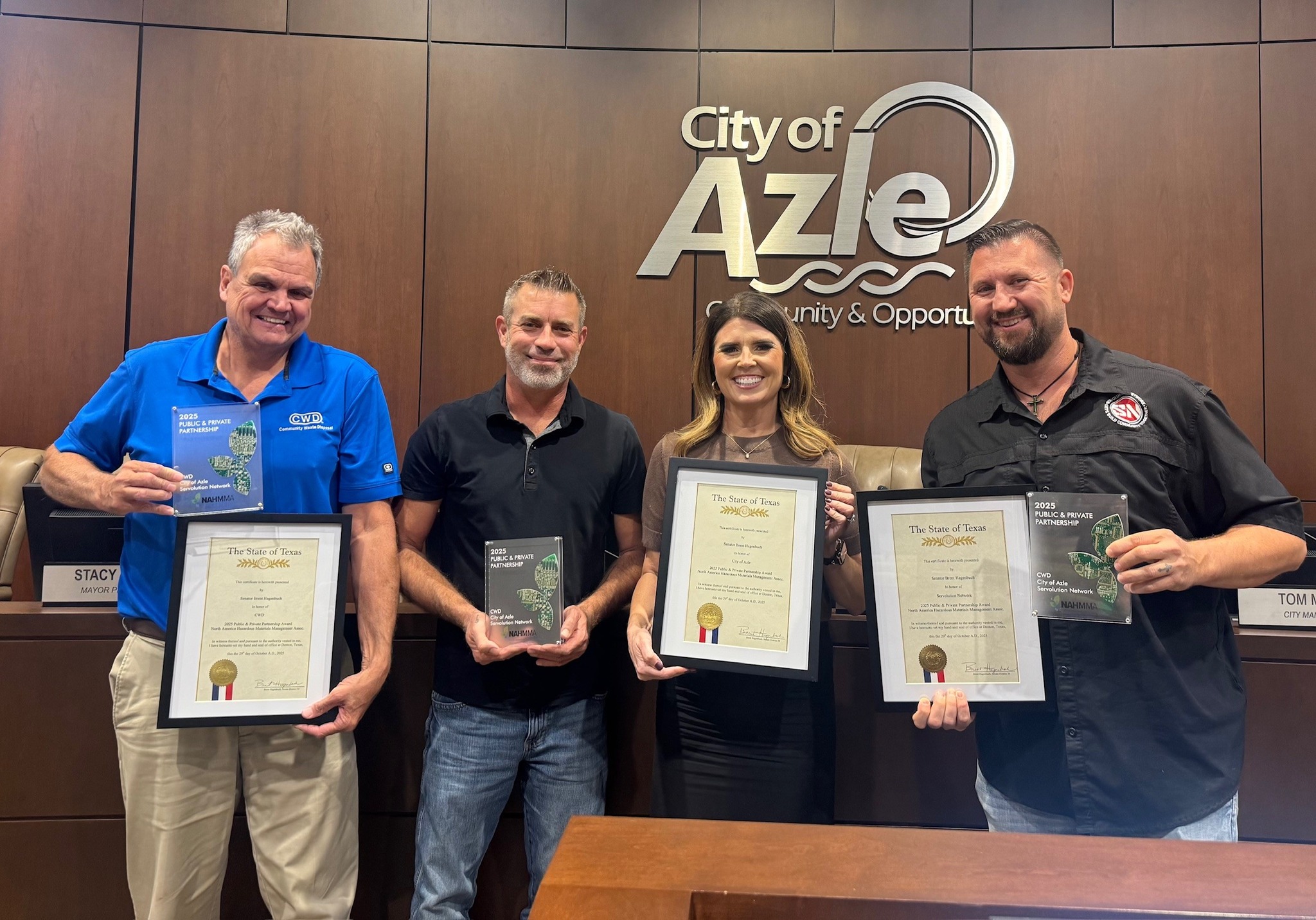 Community - L-R: Robert Medigovich, CWD Municipal Coordinator; Alan ...