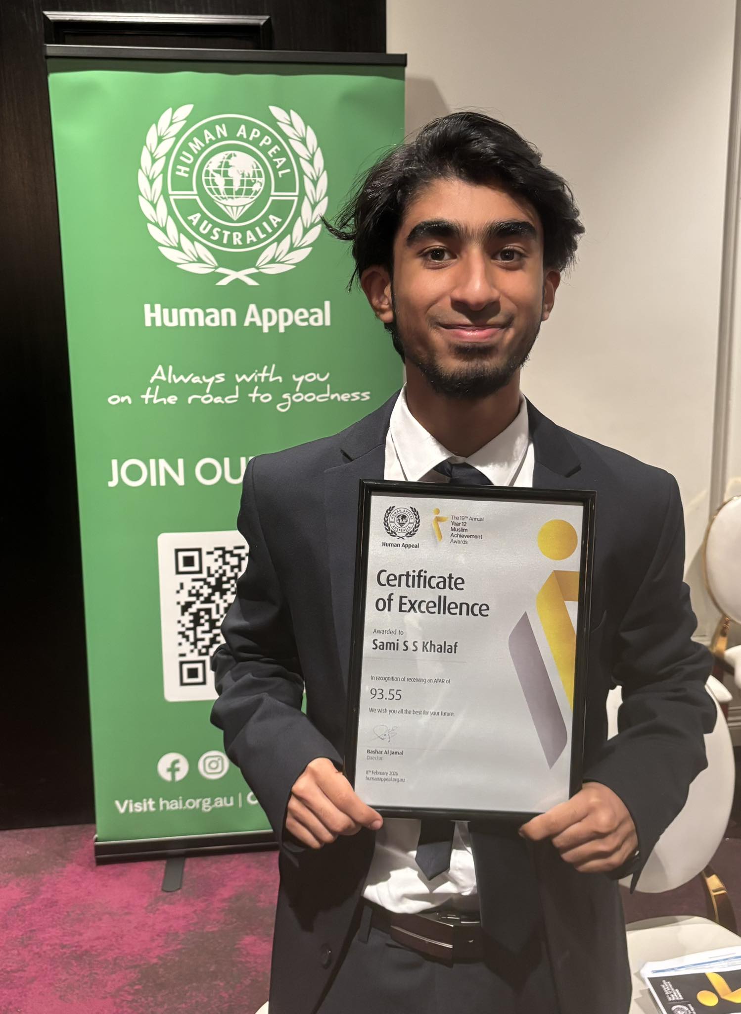 Jihad - Last night, Sami was one of 316 students recognised by Human ...