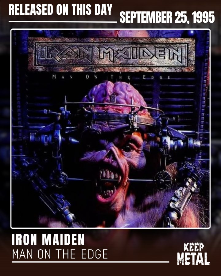 Iron Maiden 🔥 Man on the Edge — Maxi-Single, Limited Box Edition