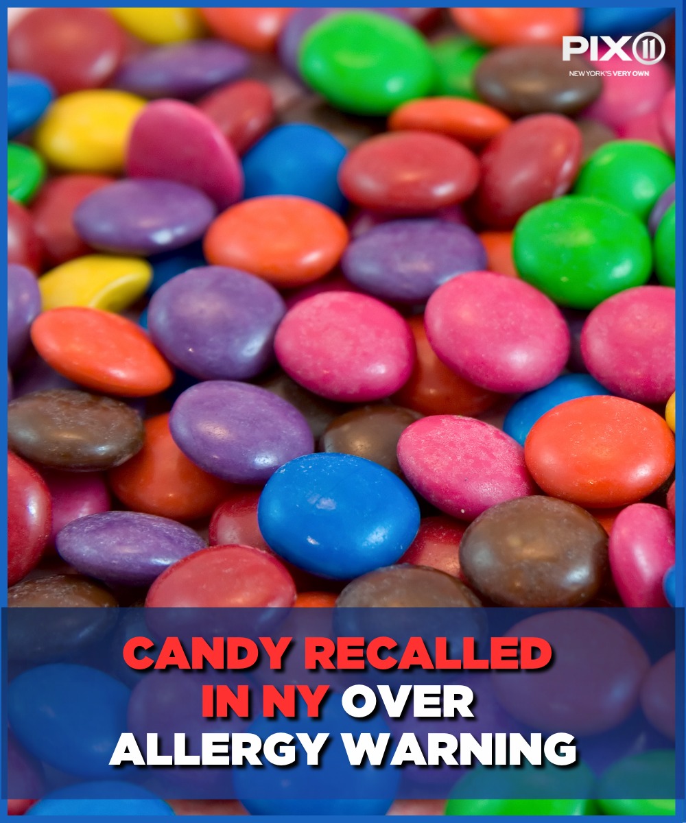 PIX11 - Candy is being recalled due to a lack of allergy warnings ...