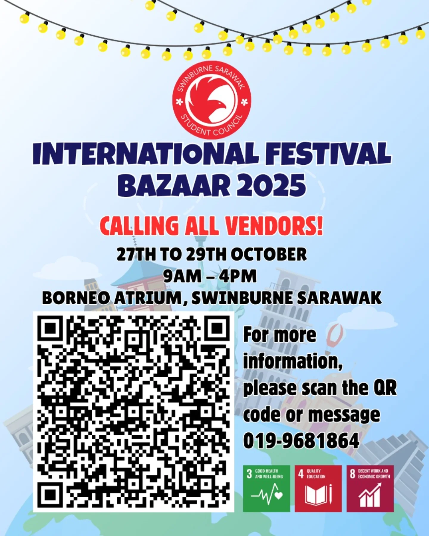 Swinburne - 🎉 CALLING ALL VENDORS! 🎉 Swinburne Sarawak Student Council ...