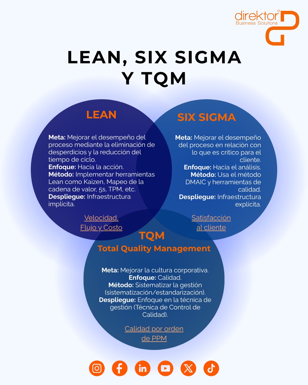 Direktor - Lean, Six Sigma y TQM son pilares clave para transformar ...