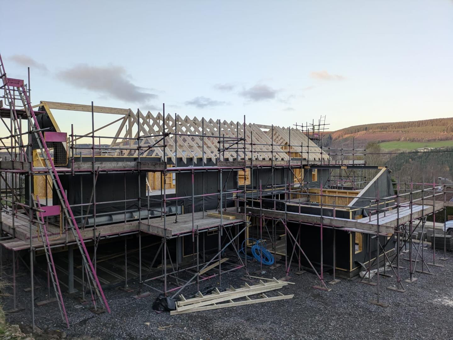 First Fix Timber Frames | Hengoed