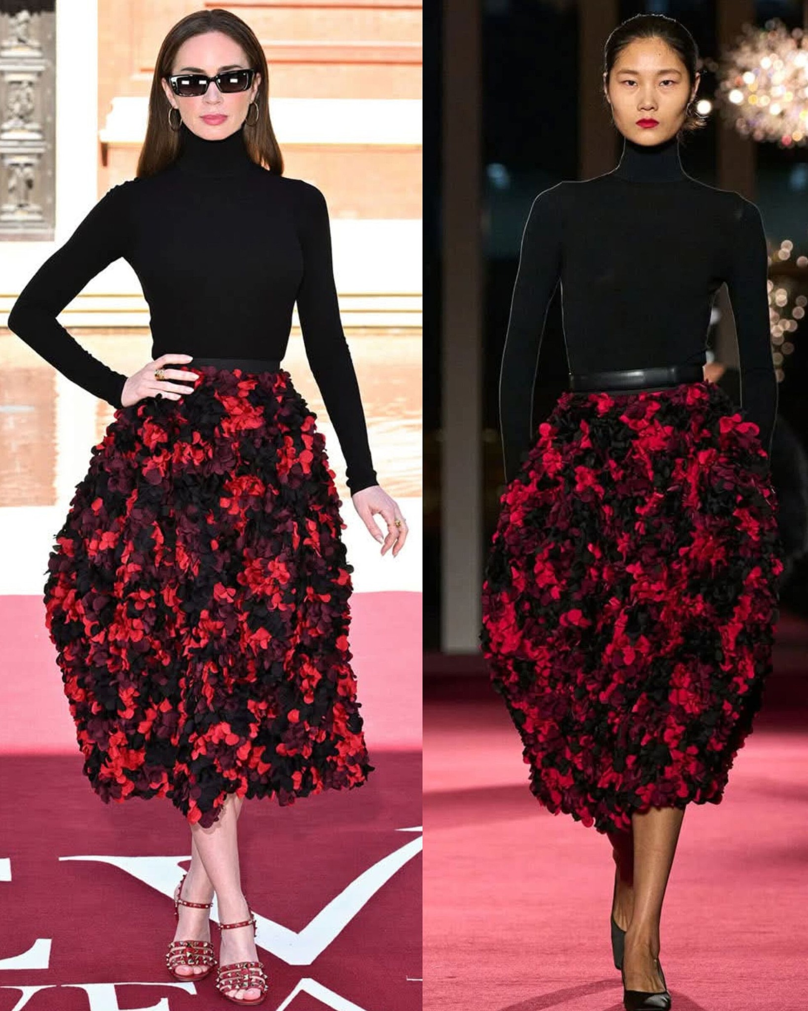 Emily Blunt wears Calvin Klein Collection as seen in Vogue Hong 